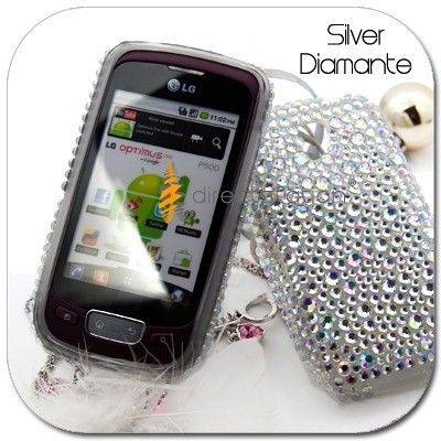 BLING Crystal Hard Skin Case Tmobile LG Optimus T P509  