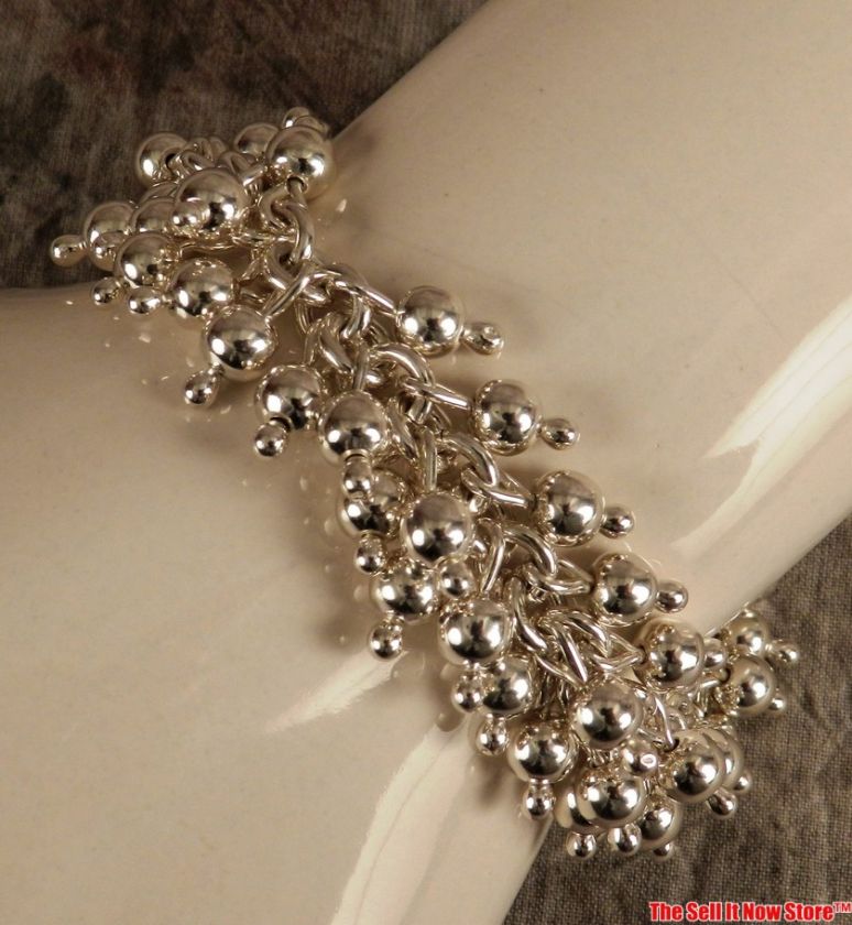   Silver .925 CHA CHA Bracelet RARE B0919 Fashion Jewelry  