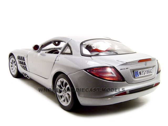 MERCEDES MCLAREN SLR SILVER 112 DIECAST MODEL  