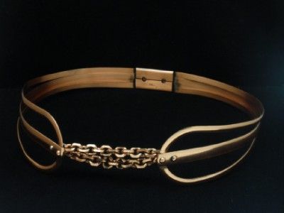 Renoir Copper Belt Vintage Size M Circumference approx 28  