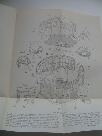 VINTAGE MANUAL 2S1 Gvozdika 122 mm howitzer tank 1976y  