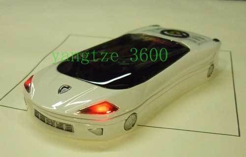   Unlocked cell phone Quad Band Dual sim card Mobile Slide white  