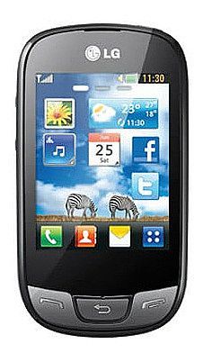 LG Cookie T515 Dual Sim Black Unlocked Phone  