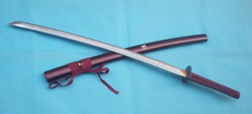 40 hand made in carbon steel blade iron Tusba Japanese samurai swords 