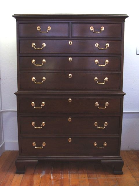 Councill NC Tall Mahogony Dresser Bureau Chest  