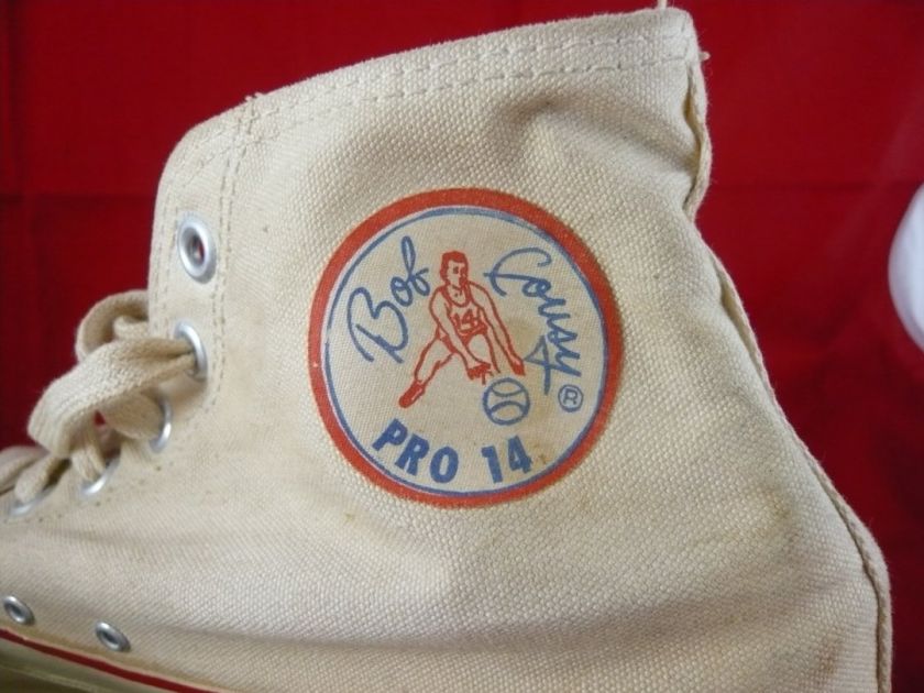 CELTICS BOB COUSY PRO 14 SNEAKERS   TENNIS GYM SHOES VINTAGE 