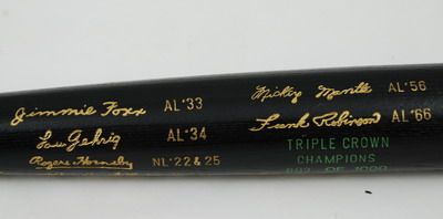 TRIPLE CROWN CHAMPIONS HALL OF FAME BAT LE 603/1000  