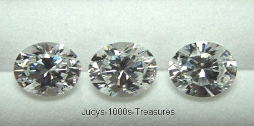 CZ CUBIC ZIRCONIA CLEAR OVAL CUT 10x8mm. LOOSE LAB CREATED  