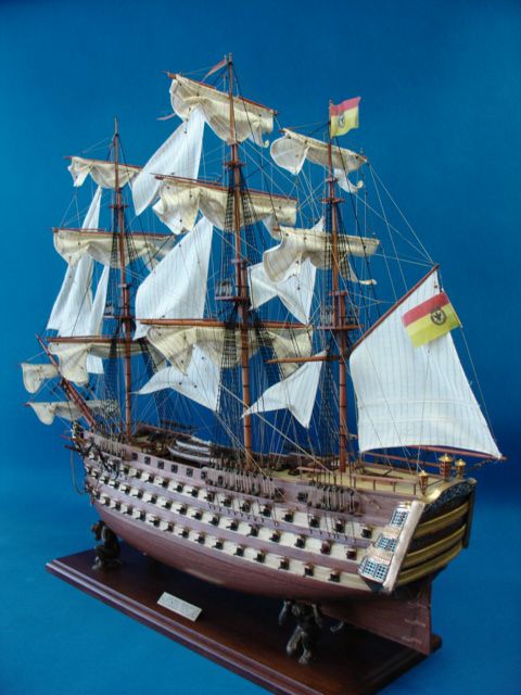 SANTISIMA TRINIDAD 38 Wooden Ship model Sail Boat NEW  