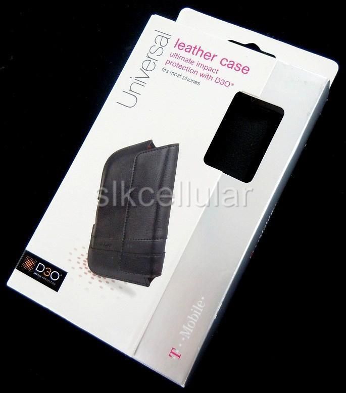 NEW T MOBILE D3O LEATHER POUCH CASE+CLIP MOTOROLA TRIUMPH TITANIUM 