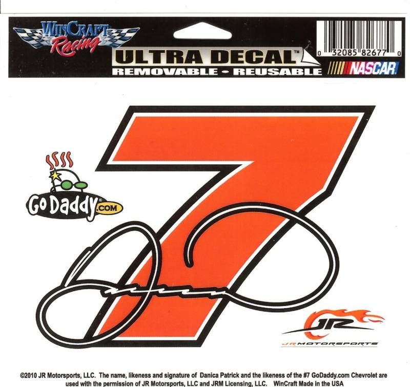 NASCAR DECALS ~ STICKER ~ #7 DANICA PATRICK ~ DECAL  