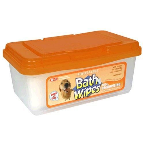   Perfect Coat Bath Wipes   100 Count Dog Deodorizing (Tub), 100 Count