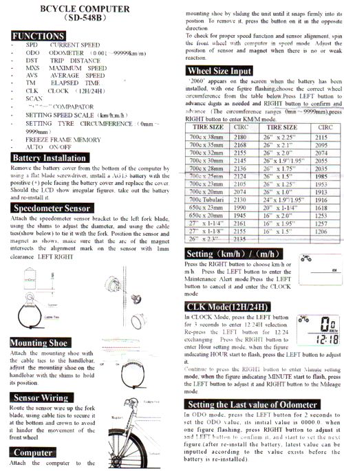   bike bicycle cycle computer odometer speedometer cute digital store