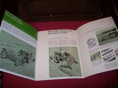 1960s Massey Ferguson Side Delivery Rakes Brochure,Nice  