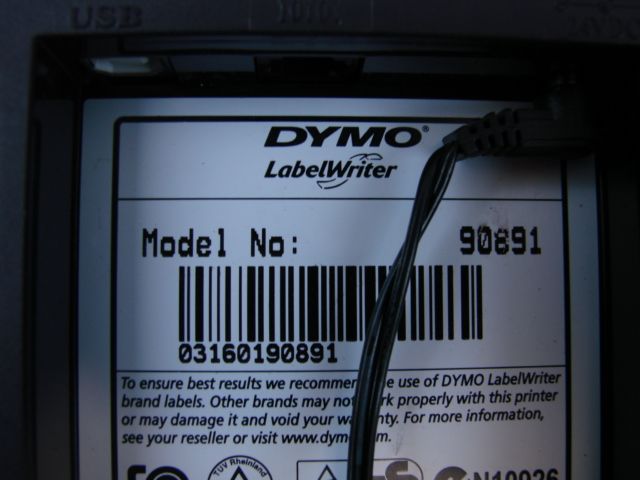 Dymo Labelwriter 330 Label Thermal Printer + AC Adapter Power Supply 