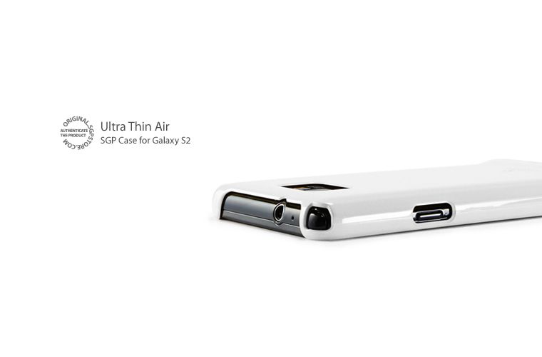 SGP Samsung Galaxy S2 Ultra Thin Air Case White for ATT i777  