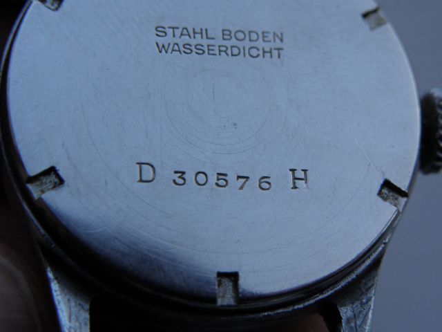 Rare Watch German Army LONGEAU MOVEMENT HELIOS DH of period WWII 1941 