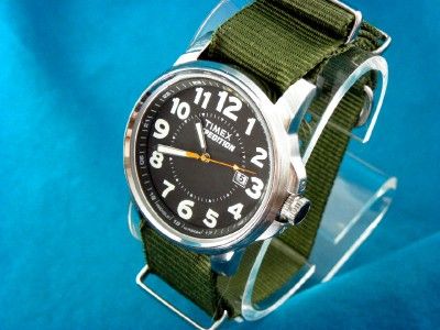 NEW TIMEX BOLD BLACK FACE MILITARY STLYE 24 HOUR WATCH  