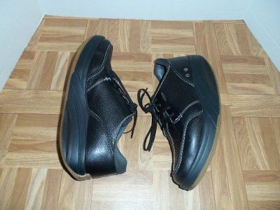 MBT Black Leather Comfort Walking Mens Shoes 10M  