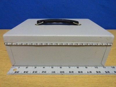 Gray Metal Cash Box M56  