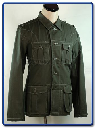 WW2 German M41 HBT Field Tunic (Feldbluse M41) XL  