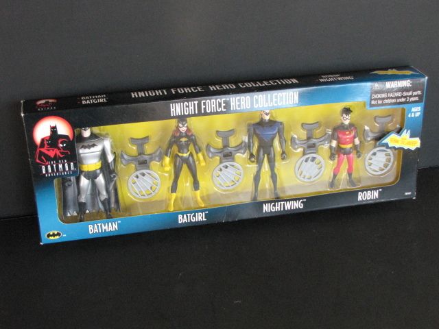 Batman Batgirl Nightwing Robin DC Animated JLU Figure 1  