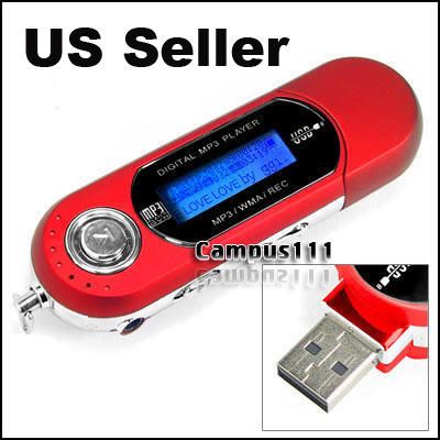 USB 2 GB 2GB WMA  PLAYER FM RADIO VOICE RECORDER REC  