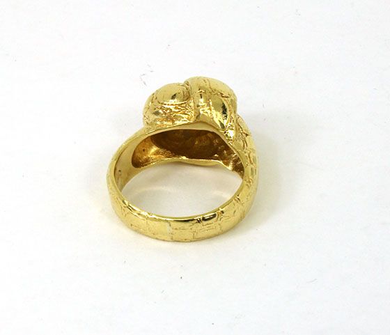 DESIGNER TIFFANY & CO. 18K GOLD LADIES KNOT BAND RING  