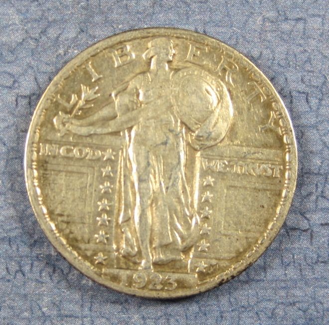 1923 Standing Liberty Quarter Extra Fine (XF) (c 780)  