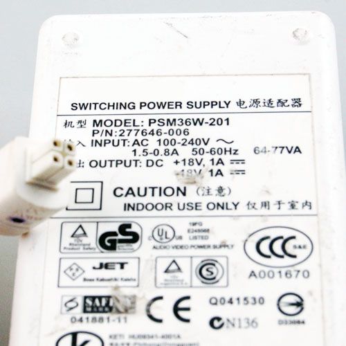 sku lay324u model psm36w 201 p n 277646 006 input ac 100 240v 50 60hz 