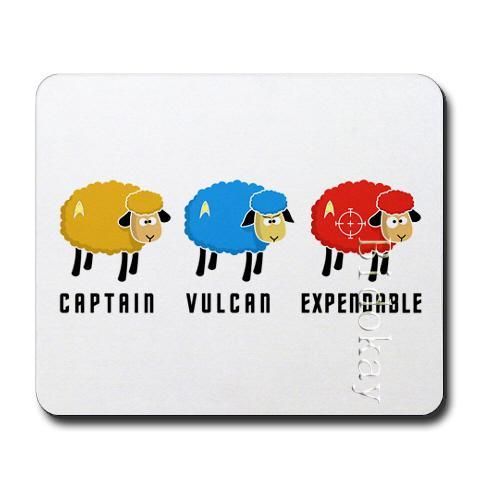 m267 Mouse Pad Mousepad Mat Star Trek Sheep  