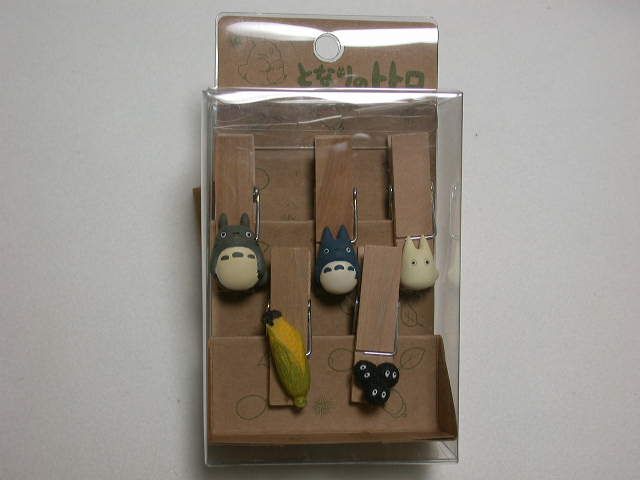 Totoro wooden clip kurosuke / Studio Ghibli official  