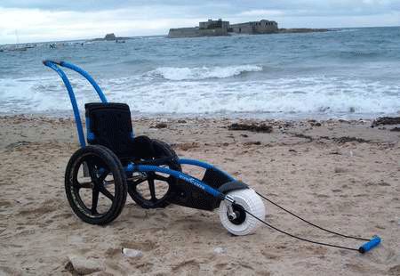 Hippocampe All Terrain Wheelchair   Beach Wheelchair  