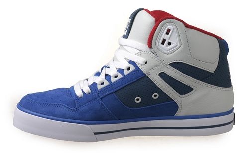 DC Shoes Mens Sneakers Spartan Hi WC Royal Dawn 302523  