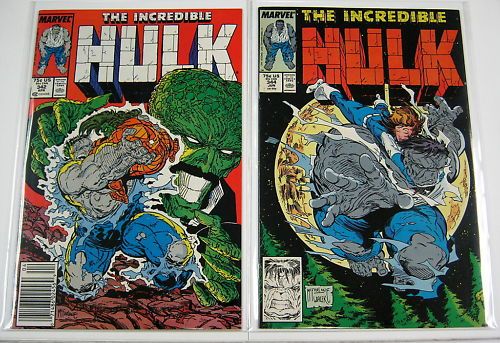 Incredible Hulk 342 344 Todd Mcfarlane Marvel Comics On Popscreen