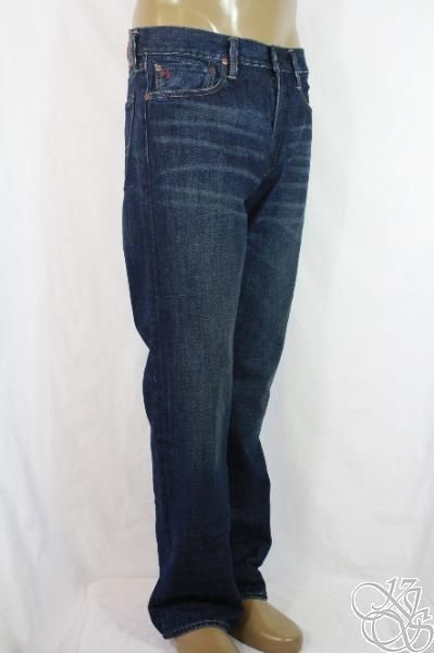 POLO RALPH LAUREN JEANS Classic 867 Mens Medium Blue Denim Pants New 