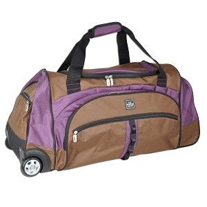 Sharper Image TSI 5105 Vertical Rolling Duffle Bag NEW  