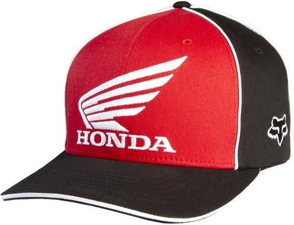 FOX RACING TEAM HONDA Mens Moto Super Cross MX Flex Fit Hat Clothing 
