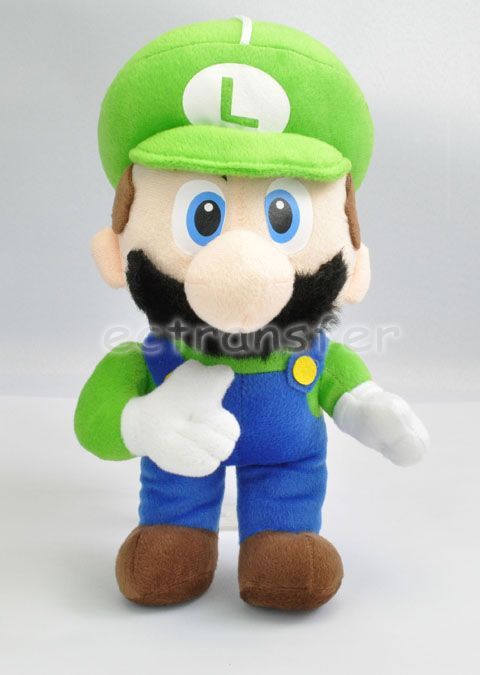 Super Mario Bros LUIGI 12.5 Plush Doll Soft Toy/MT90  