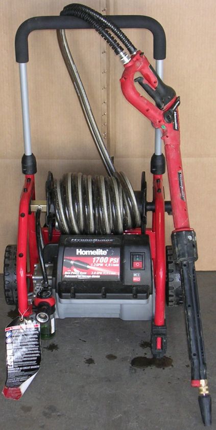 1700 PSI 1.4 GPM HOMELITE HYDROSURGE ELECTRIC PRESSURE WASHER #27 