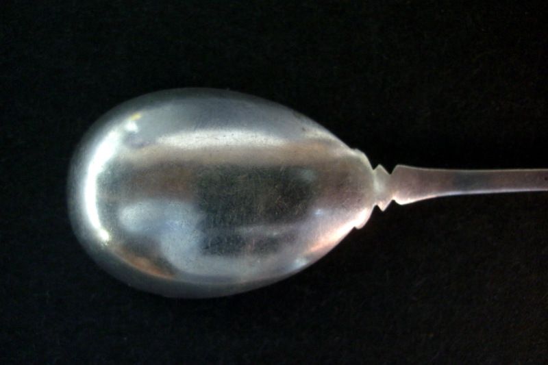 Antique Norway Stavekirk Chapel 830 Fine Silver Demitasse Spoon  