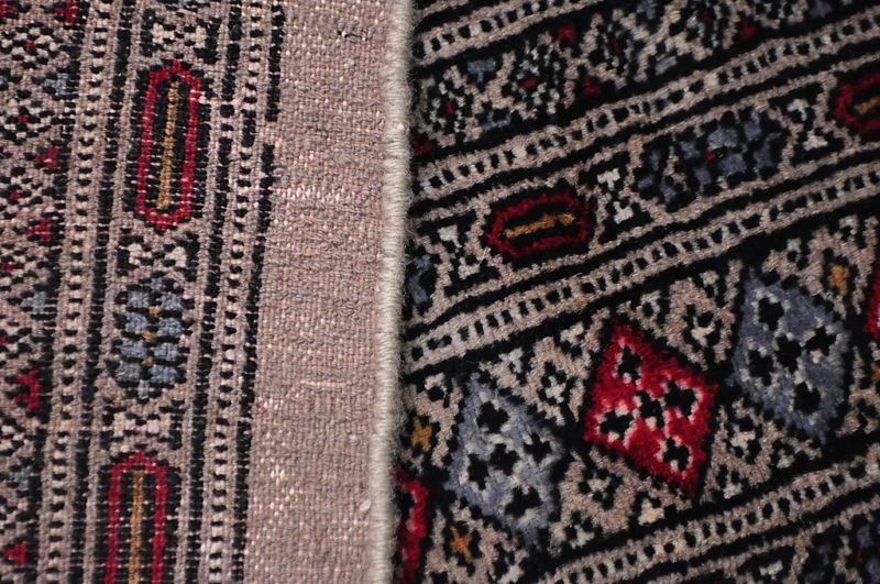 9x12 BOKHARA RUG TRIBAL HANDMADE WOOL BRIGHT RED GRAY  