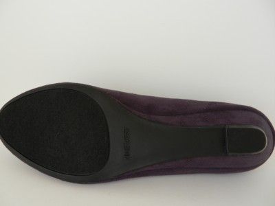 New $79 Nine West Ballet Flats Dark Purple US 8 EU 39 Shoes  