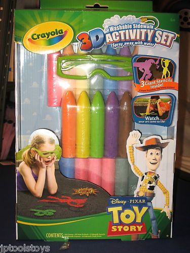 Crayola 3 D Activity Set Disney Pixar Chalk New in BOX  