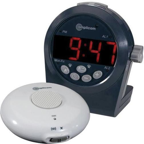 AMPLICOM TCL 200 DIGITAL ALARM CLOCK W/BED VIBRATER  