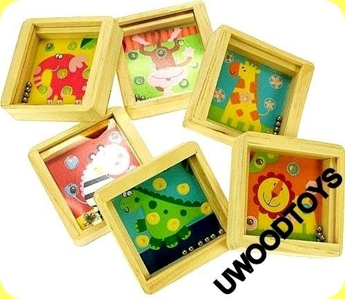 ASST MINI BALL PARTY BAG TOY GAMES _U WOOD WOODEN TOYS  