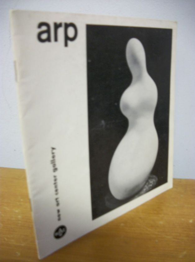 JEAN HANS ARP 1962 New Art Center Gallery Exhibition Catalog  