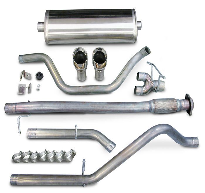 Corsa Touring Dual Exhaust 07 08 Chevy Silverado/GMC Sierra V8 14198 