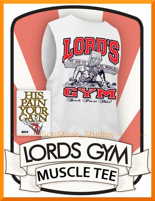 NEW CHRISTIAN T SHIRT LORDS GYM MUSCLE TEE SIZES S 3XL  