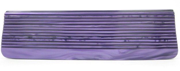 NEW IRIS LANE Purple Plastic Bird Detail Clutch Handbag  